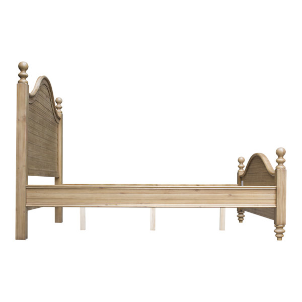One Allium Way® Mettler Solid Wood King Bed Wayfair
